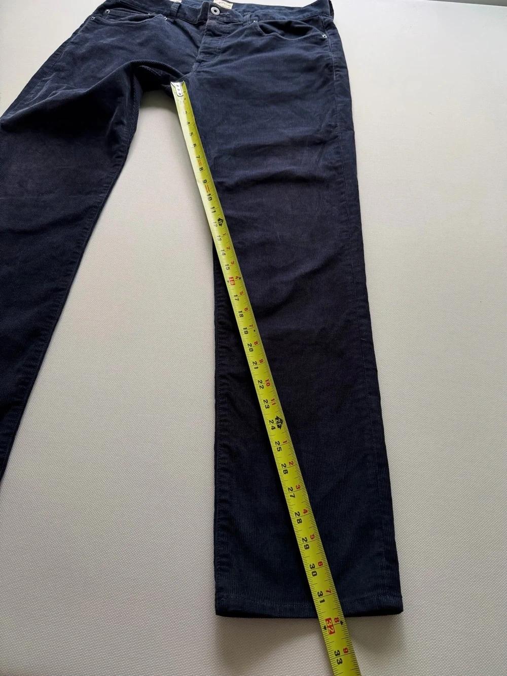 J. Crew Men's Navy Corduroy Pants